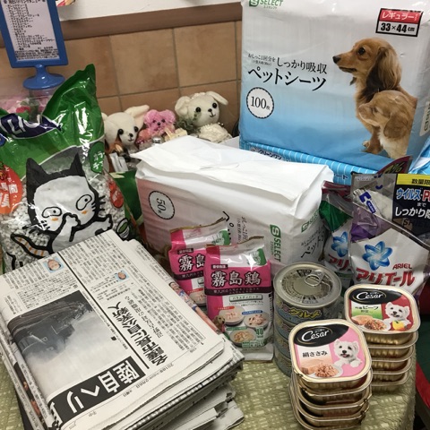 支援物資をいただきました😄＆天神橋カフェ☕年齢制限のお知らせ👶